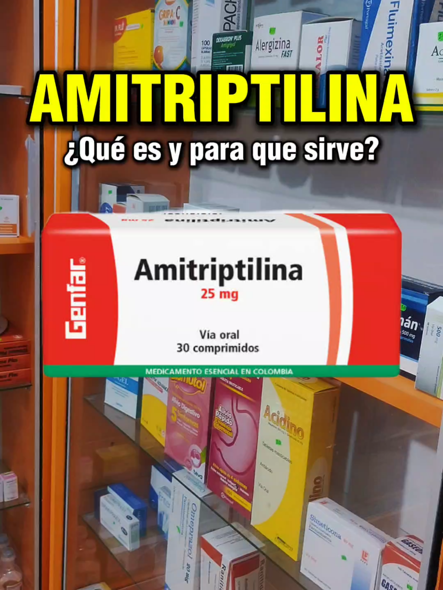Amitriptilina qué es y para qué sirve . . . . #AprendeEnTikTok #medicina #salud #farmacologia #farmaceutico #farmacia #medicamentos #estudiantedemedicina #estudiantedeenfermeria #enfermeria #parati #peru #estudiantedefarmacia #enfermeriaperu 