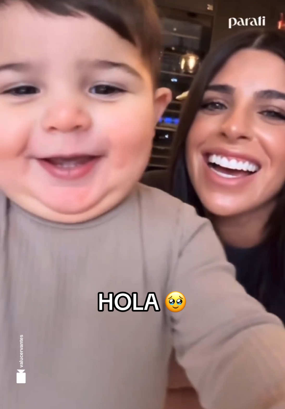 Valu Cervantes compartió un video con las primeras palabras de Benja 🥹😍 #valucervantes #valencervantes #bebegordo #enzofernandez #bebe #familia #primeraspalabras 