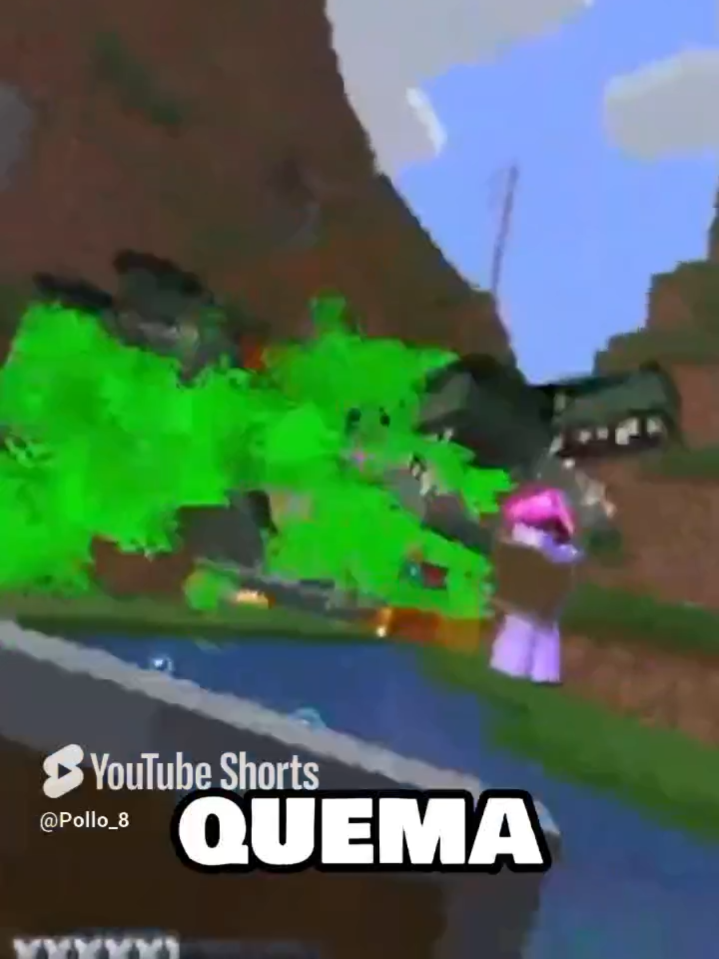 Pollo y Kiri vs Hidra de 6 cabezas💥 (Perdonen la marca de Youtube, lo subi ahi primero y despues lo borré entonces tuve que descargarlo) #paratiiiiiiiiiiiiiiiiiiiiiiiiiiiiiii #humor #Minecraft #kick