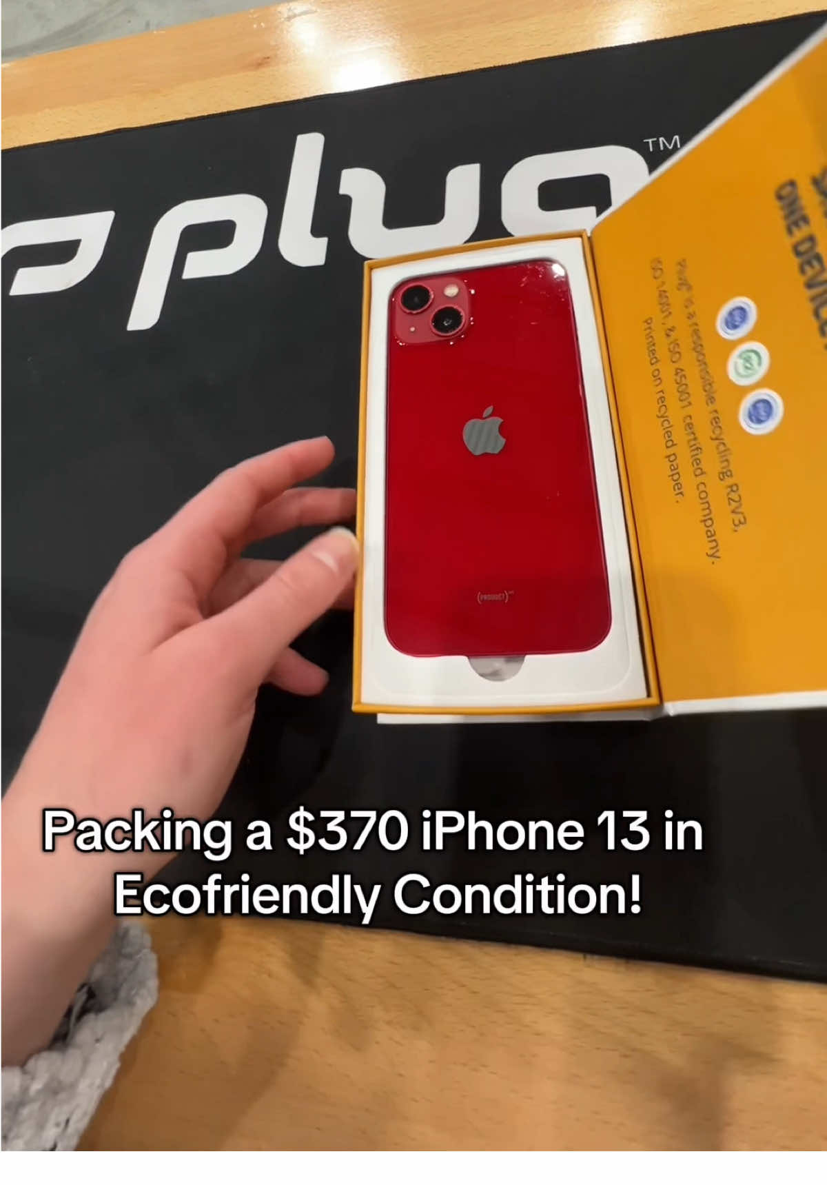 Packing an iPhone 13 in Ecofriendly Condition for $370!