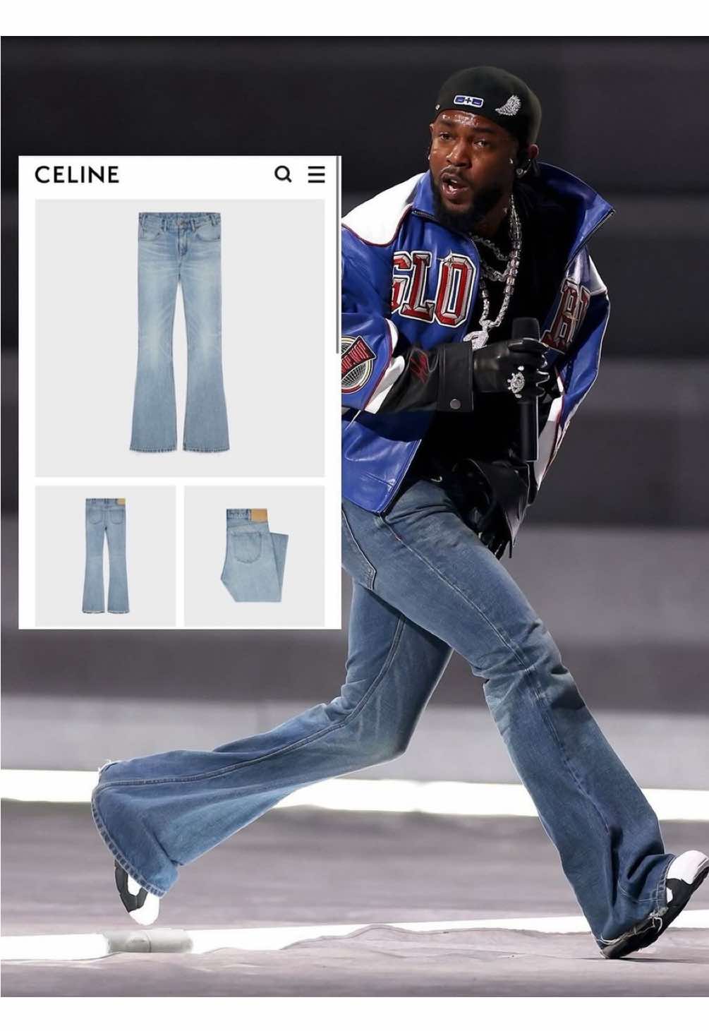 Kendrick is the #1 trending topic on X because of his bootcut jeans—here’s what people are saying. What are your thoughts? #superbowl2025 #kendricklamar 