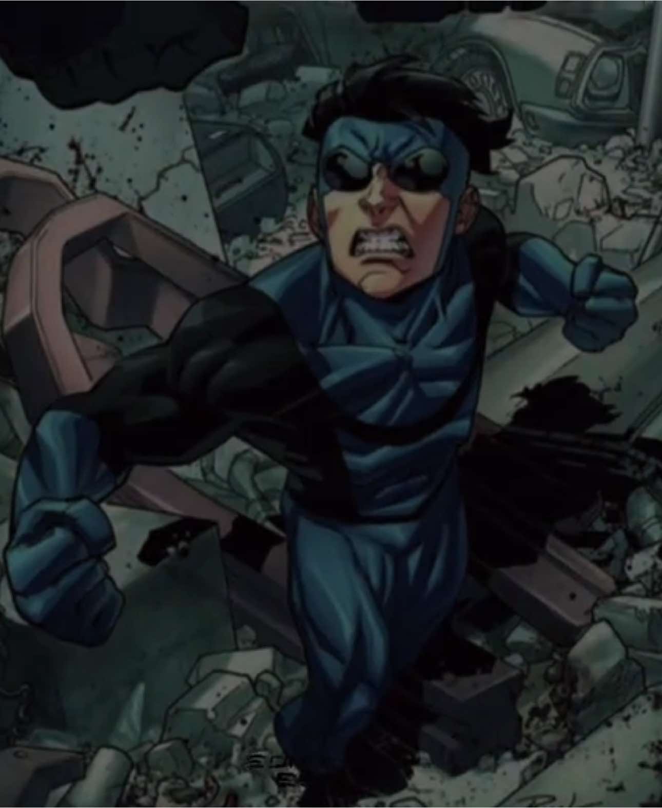 blue suit too cold 🥶 | #invincible #invincibleedit #invincibleseason3 #omniman #amazonprime #fyp #relatable 