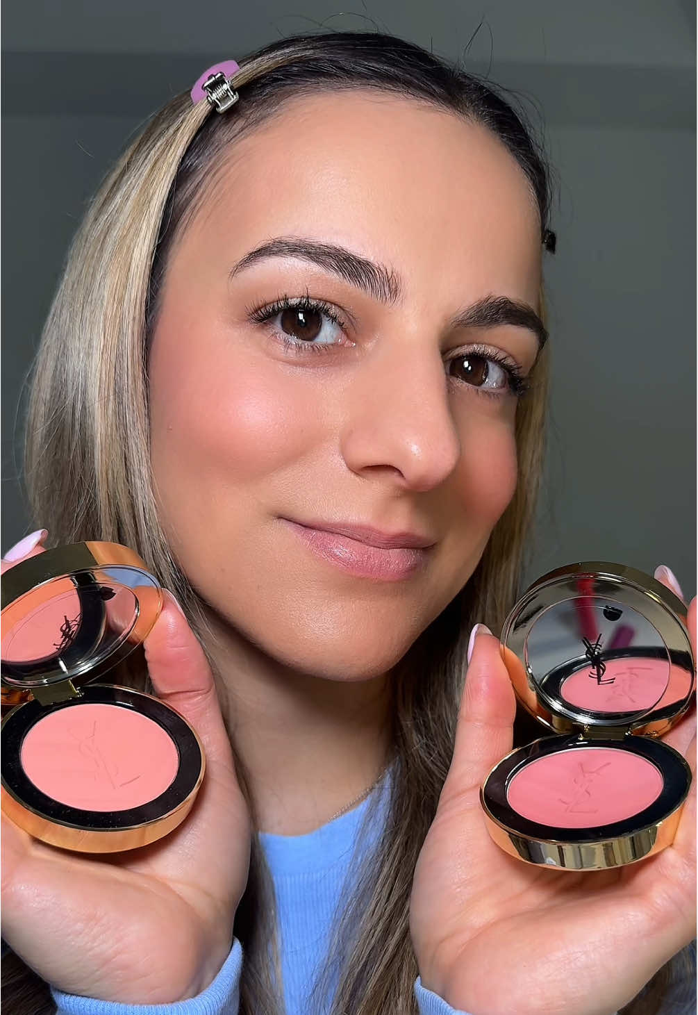 @YSL Beauty make me blush in shades peachy nude and coral crush 😍 #makeuptutorial #makeupideas #makeupinspo #makeupproducts #blush #makeuplover 