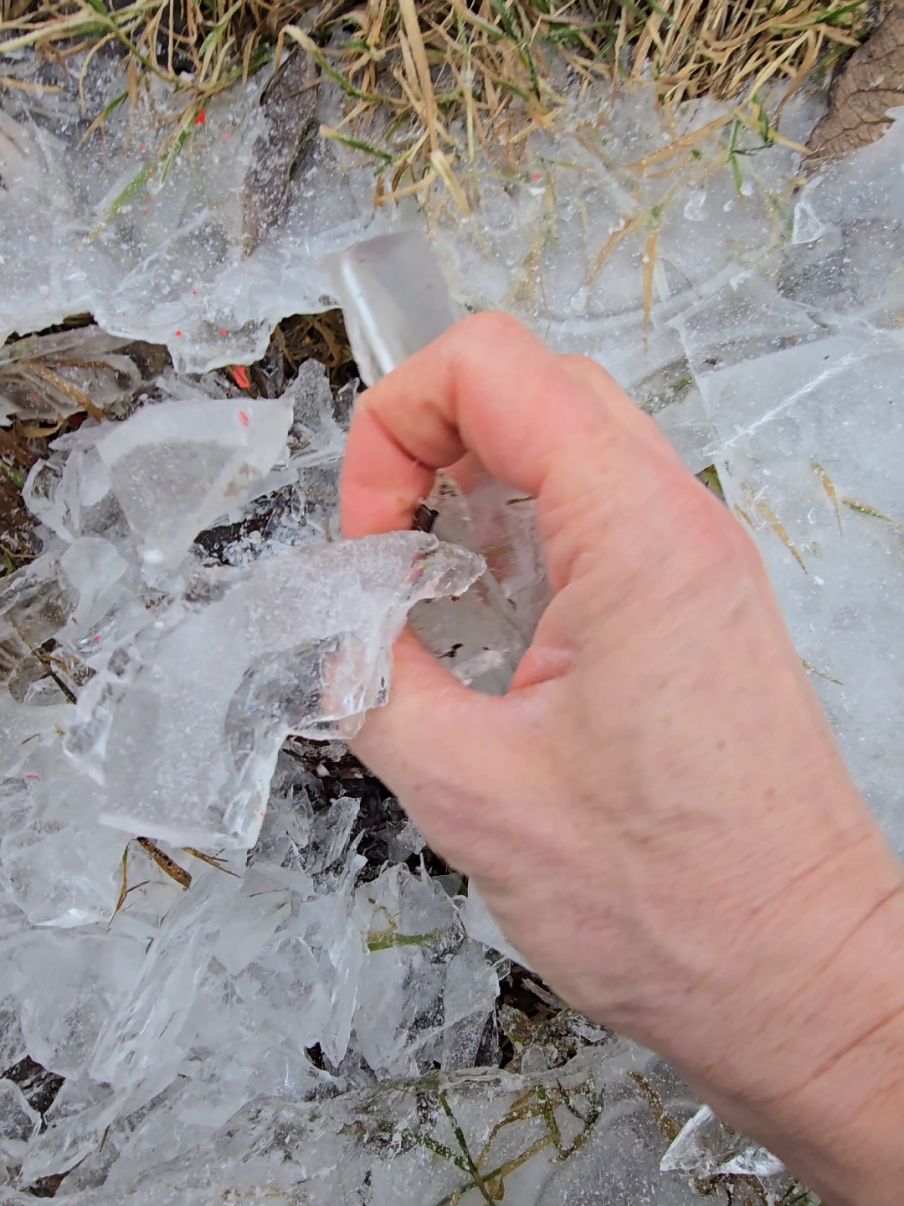 Broke ice with bare hands to get that finding