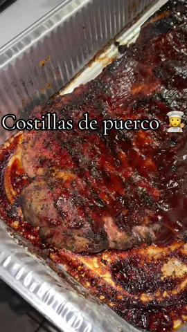 Costillas de puerco 👩‍🍳#paratiiiiiiiiiiiiiiiiiiiiiiiiiiiiiii #costillas #costillasdepuerco #costillasdepuercoenbbq #delicious #foodtiktok #yummy #ribsrecipe #ribsinoven 