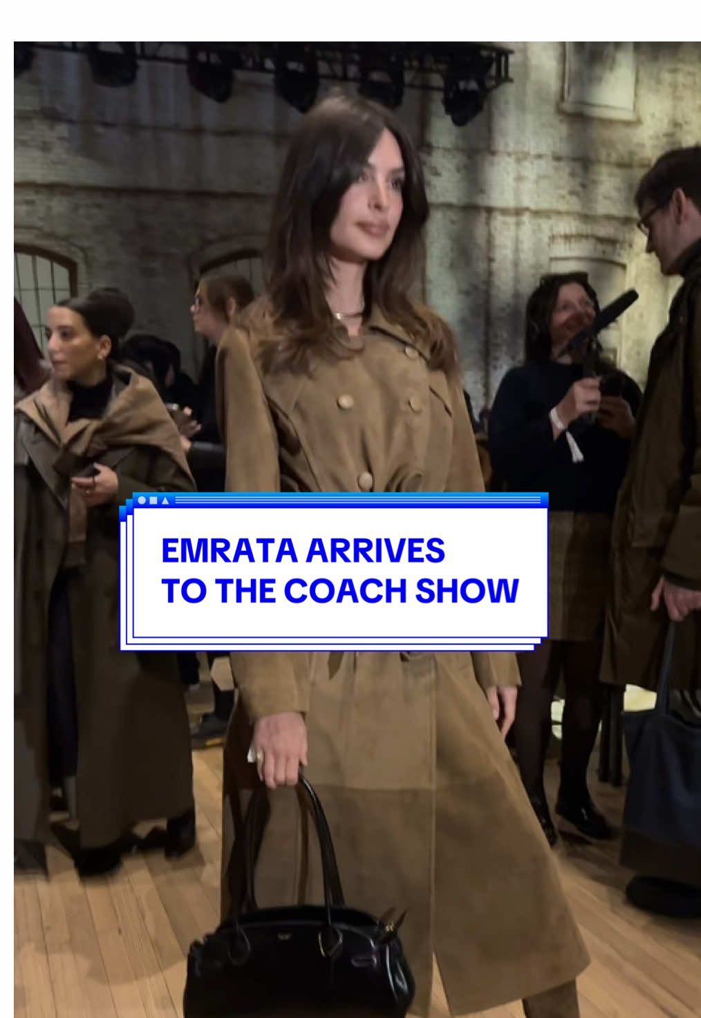 Emrata being the women she is ⭐️ Video: Hypebae  #coach #nyfw #TikTokFashion 