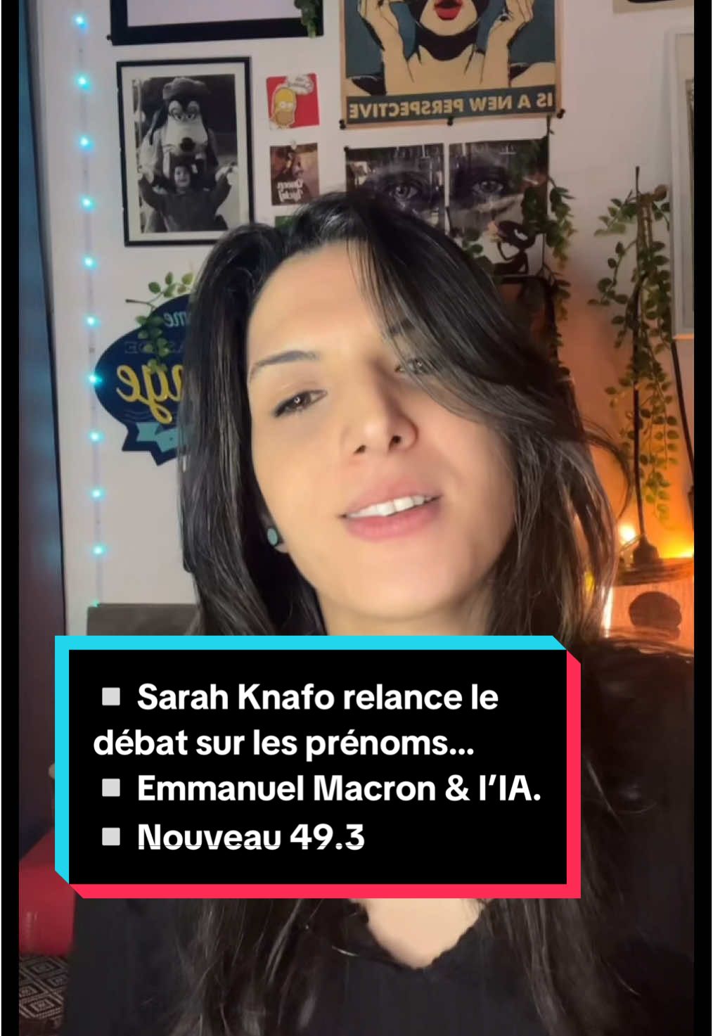 Tour de l’actualité politique : ▫️ Sarah Knafo relance le débat sur les prénoms… ▫️ Emmanuel Macron & l’IA. ▫️ Nouveau 49.3  ✨🩵 #infos #information #humour #actu #actualité #info #actualites 