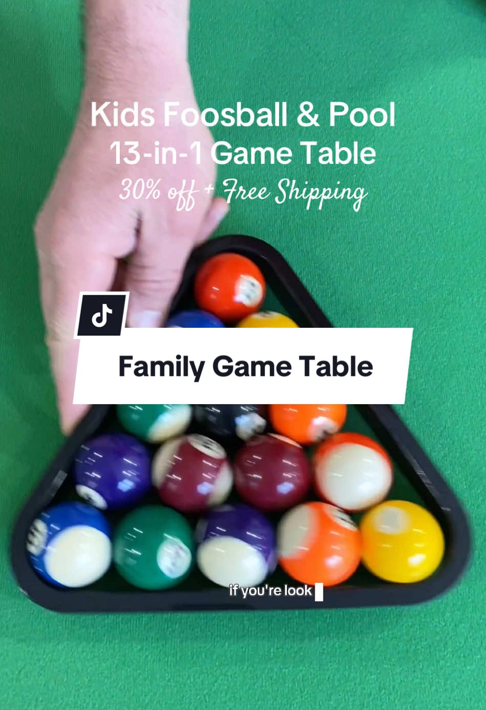 Be sure to clip the extra $20 off coupon at checkout!! This game table is so fun for the whole family ✨ #pooltable #foosball #kidsgames #airhockey #games #familygamenight #indoorgames #billiards #gamesforkids #FamilyFun #screenfreeplay #foosballtable #tabletennis #tiktokshopcreatorpicks 