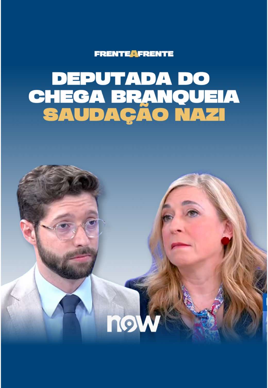 Deputada do Chega branqueia saudação nazi. #democracia #extremadireita #chega 