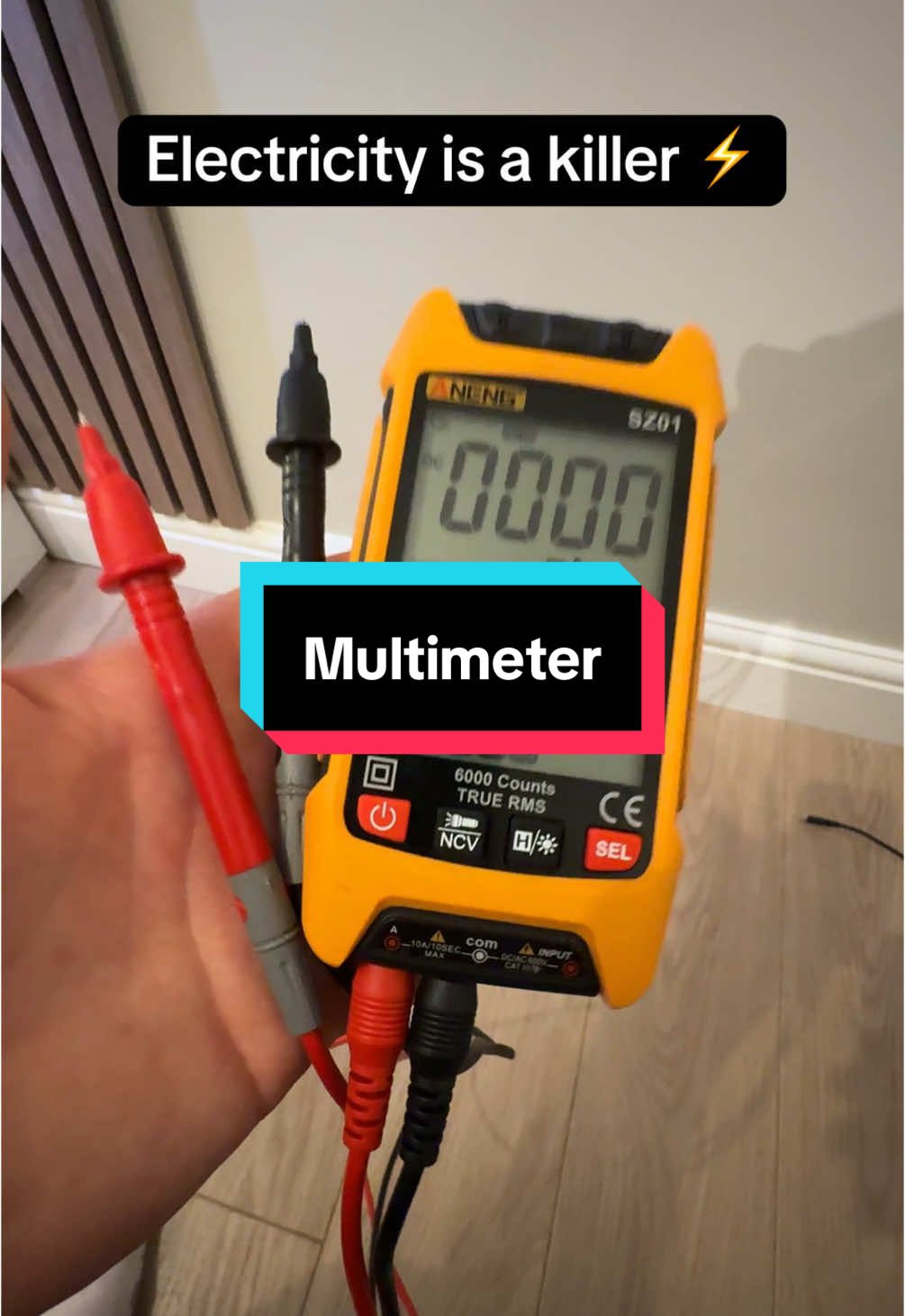 Under no circumstances should you touch the electrics in your home UNLESS your competent and confident. If you’re neither of the above, call a qualified electrician. This multimeter is not only suitable for homes, but can also be used for low voltage electrics too. 