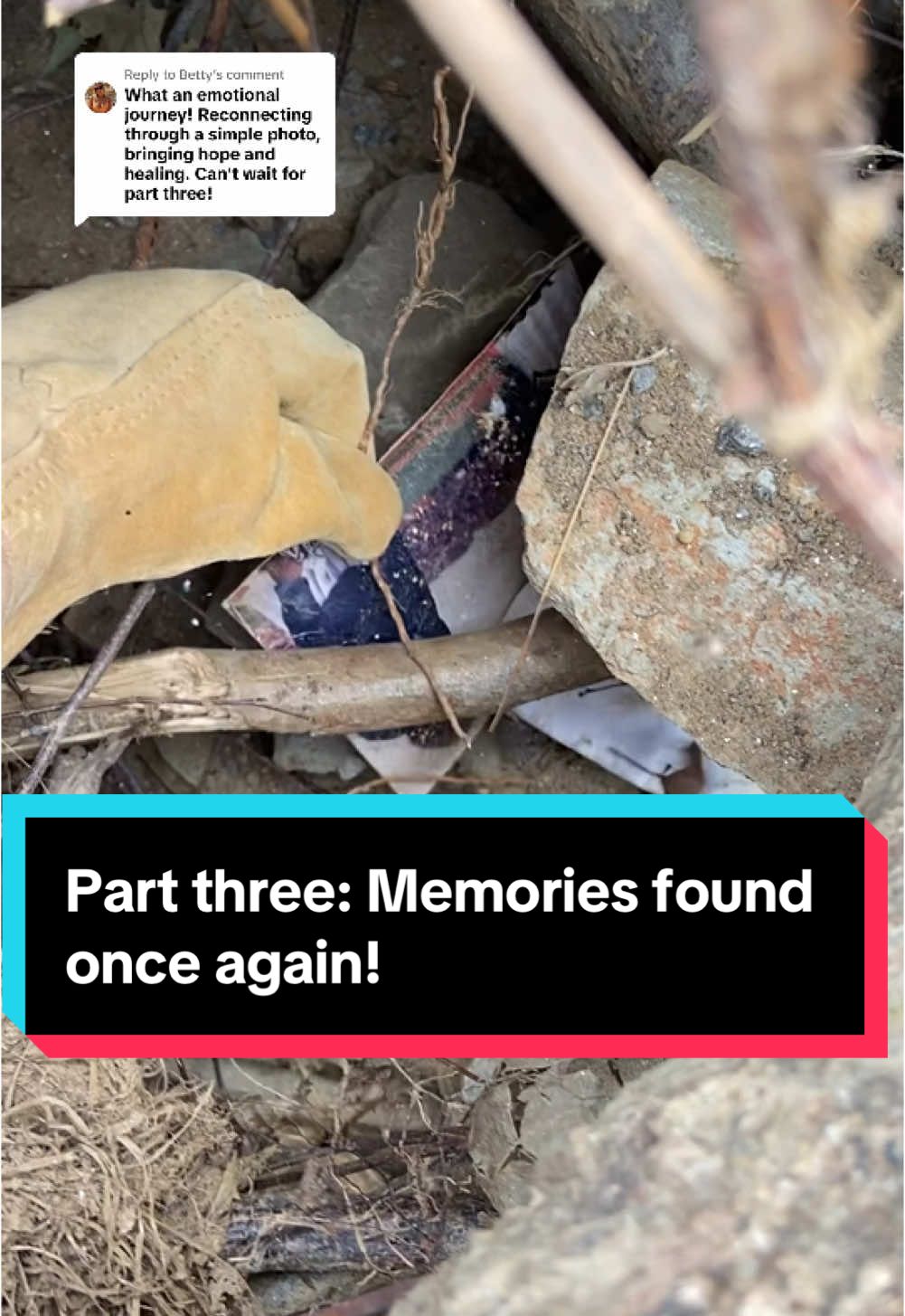 Replying to @Betty Part three: Because of this act of kindness, this mom was finally reunited with her lost photos of her late son. #humankind #hopecore #kindcore #hurricanehelene 