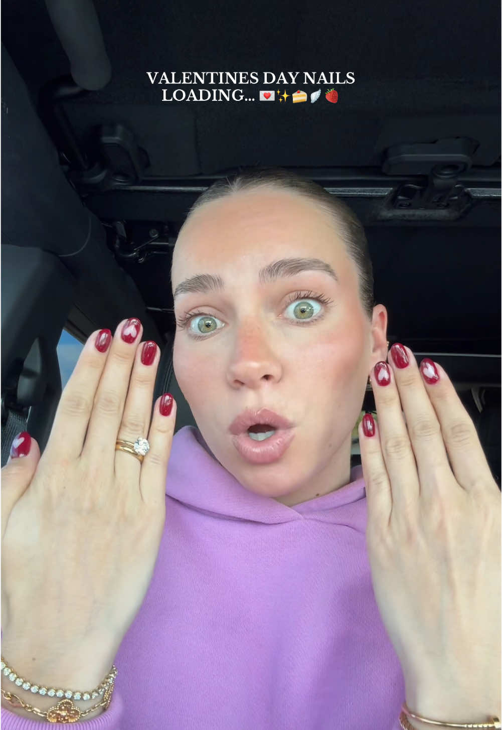 I AM IN ❣️LOVEEEEE❣️ @Londyn Candland killed it. #nailday #viral #trending #transitions #nailtransformation #nailtransition #fyp #cleangirl #cleangirlaesthetic #MomsofTikTok #youngmom #relatable #pinterestinspo #valentinesnails #rednails 