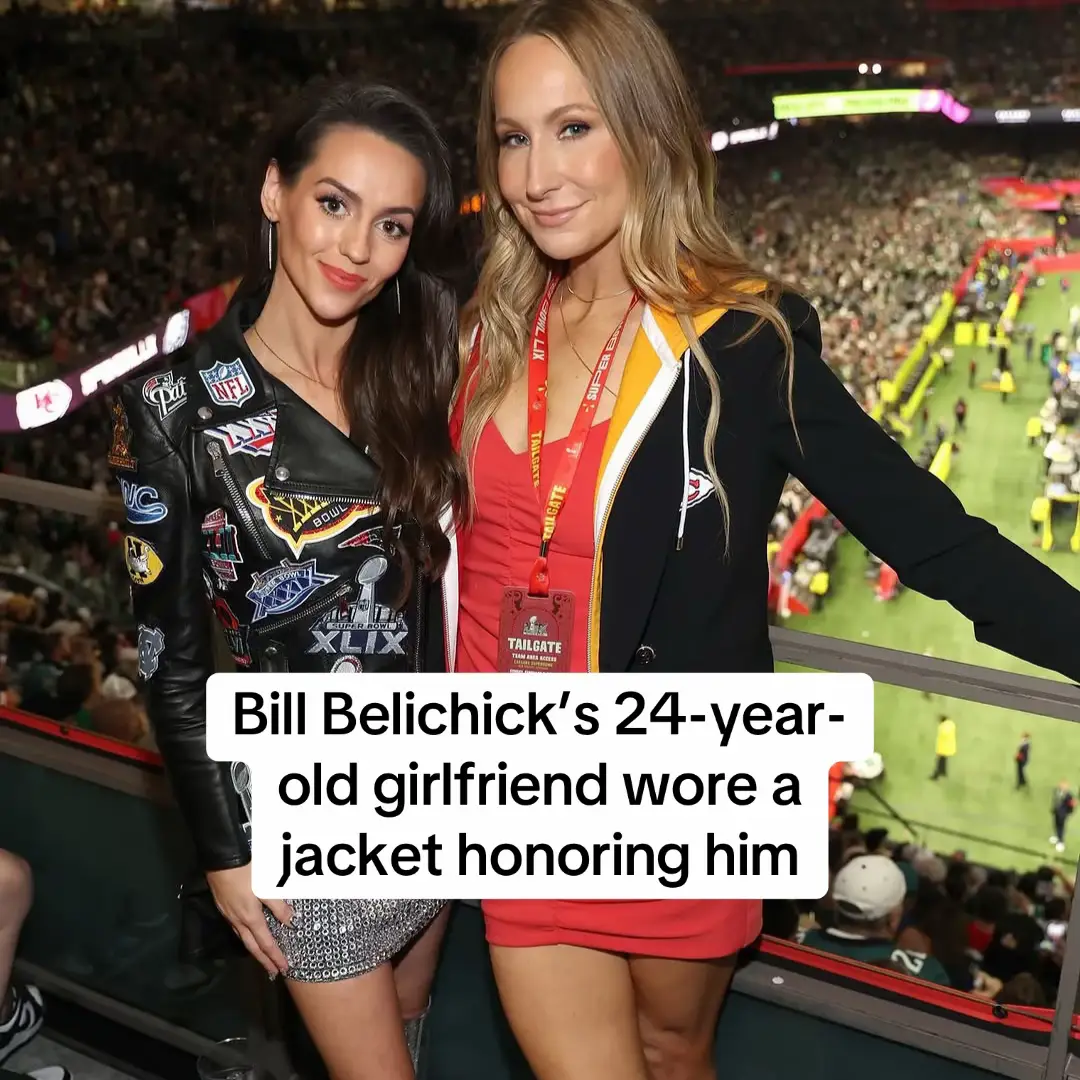 Former New England Patriots head coach Bill Belichick’s girlfriend, Jordon Hudson flaunted a custom made jacket honoring the champion head coach.  