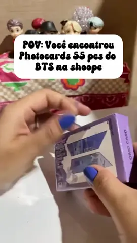 55Pcs/Box Laser Photocards BT21 YTC IN BUSAN Álbum KPOP LOMO Cartão✨️💜 #photocard #BTS #garotasapoiamgarotas💝🎀✨️ #creatorsearchinsights #achadinhosdashopee #BTS 