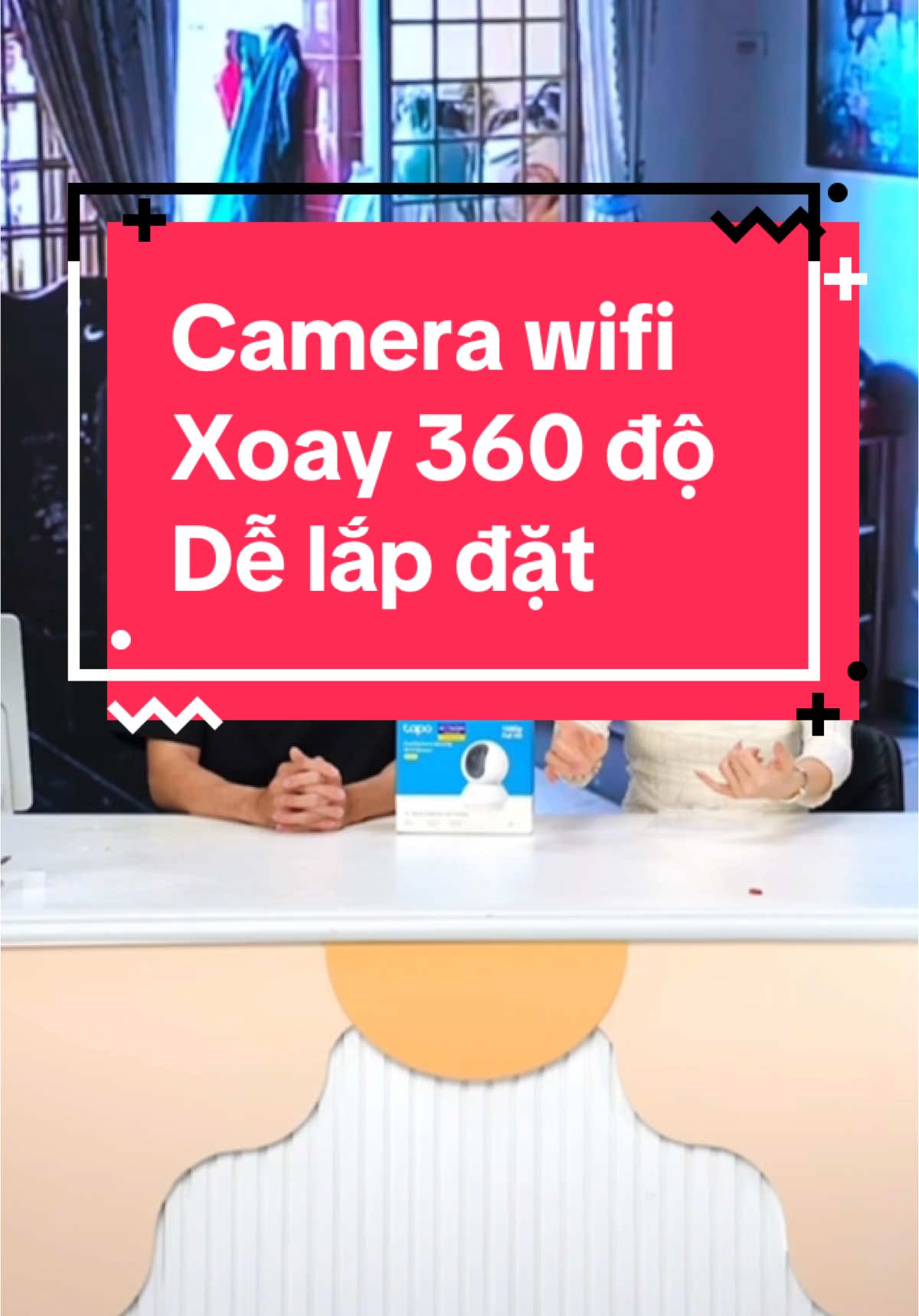 Camera wifi, xoay 360 độ. Dễ lắp đặt, đàm thoại 2 chiều #tapo #tplink #camera #cameraanninh #camera360 #cameratapo #camerawifi #hangdumuc #hangdumuclive #saleluongve #salegiuathang 