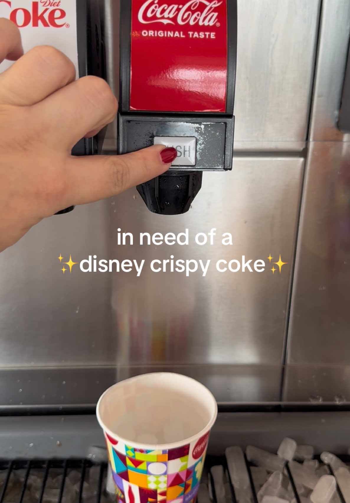 In the words of SpongeBob, I neeeeedddd itttt 😍😍 #disneyland #disney #disneyvacation #foryoupage #magicofdisney #disneyworld #wdw #disneypop #cocacola #disneyfoodie #pop #crispycoke #disneywish #disneycruise 