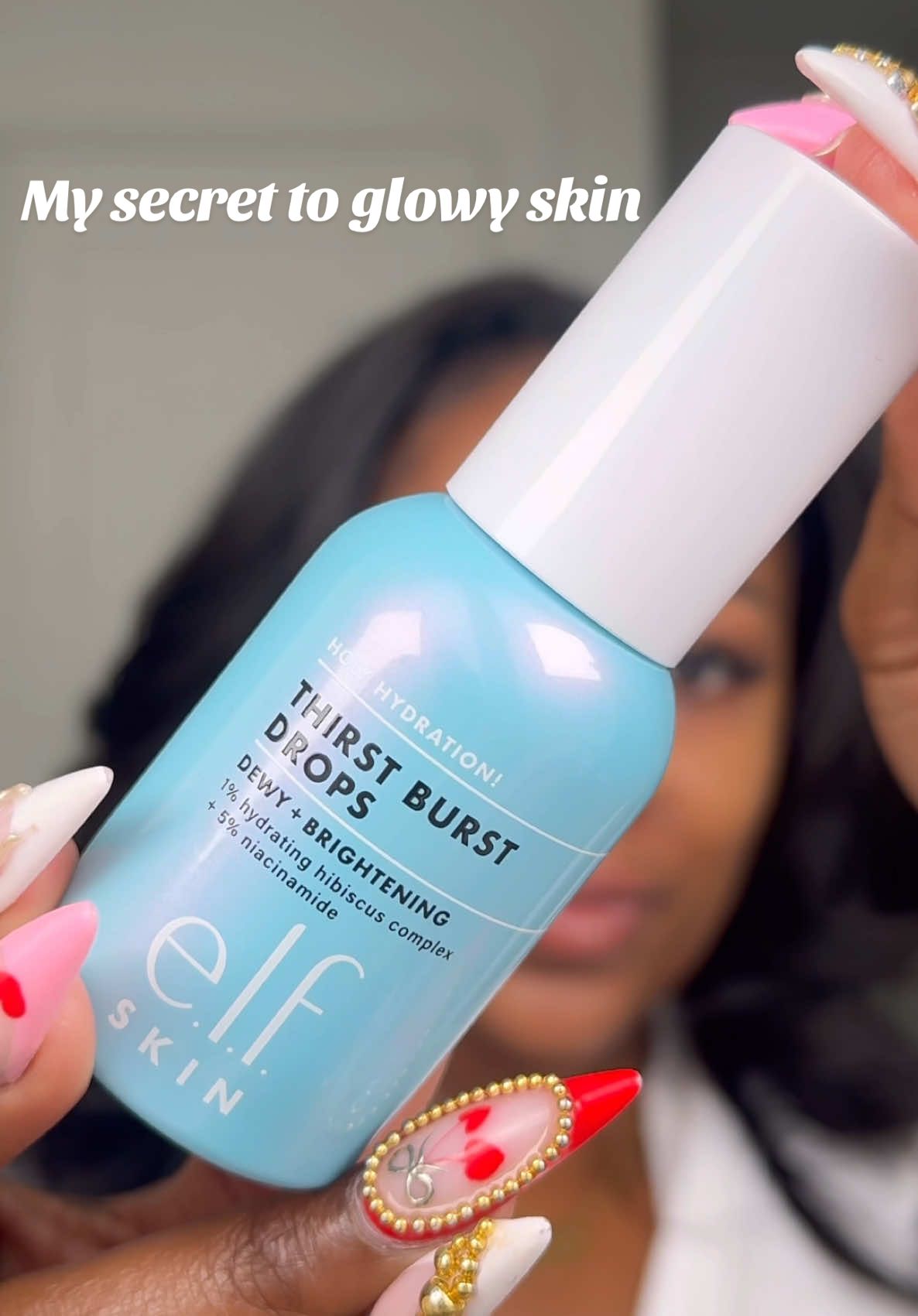 I actually don't think my skin has ever looked better! The @e.l.f. Cosmetics Thirst Burst Drops are a new holy grail product! #elfpartner #thirstburstdrops #skinprep #elfyeah #elfSKIN