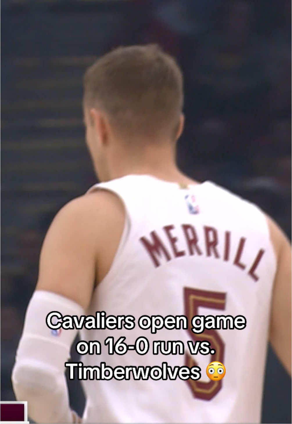 Cavs opened the game up 16-0. 🤯 #NBA #cavaliers #basketball #bball #timberwolves 