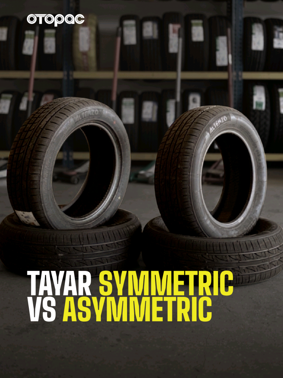 Ever wondered why tyres have different tread patterns? 🤔  We are breaking down the symmetric and asymmetric tyres and how they impact your driving experience. Watch now to see which tread is the best for you! #otopac #bruneitiktok #tyre #tayar #fyp #bruneiworkshop