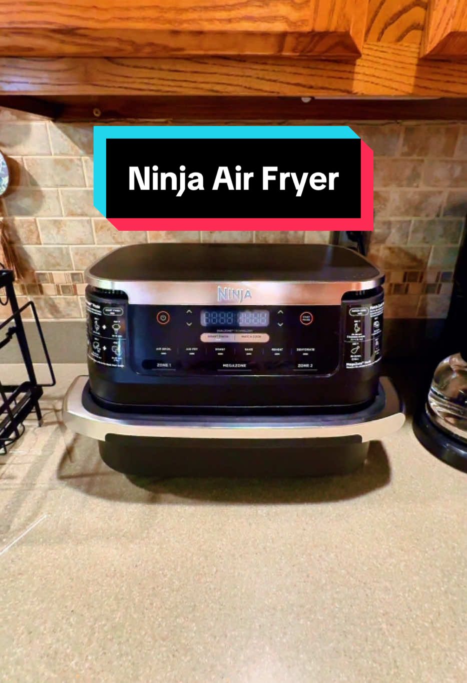 Ninja Foodie FlexBasket Air Fryer Dual Zone with Divider and MegaZone #airfryer #cooking #kitchen #kitchenappliances #tiktokshoploveatfirstfind #TikTokShopCreatorPicks @Ninja Kitchen 