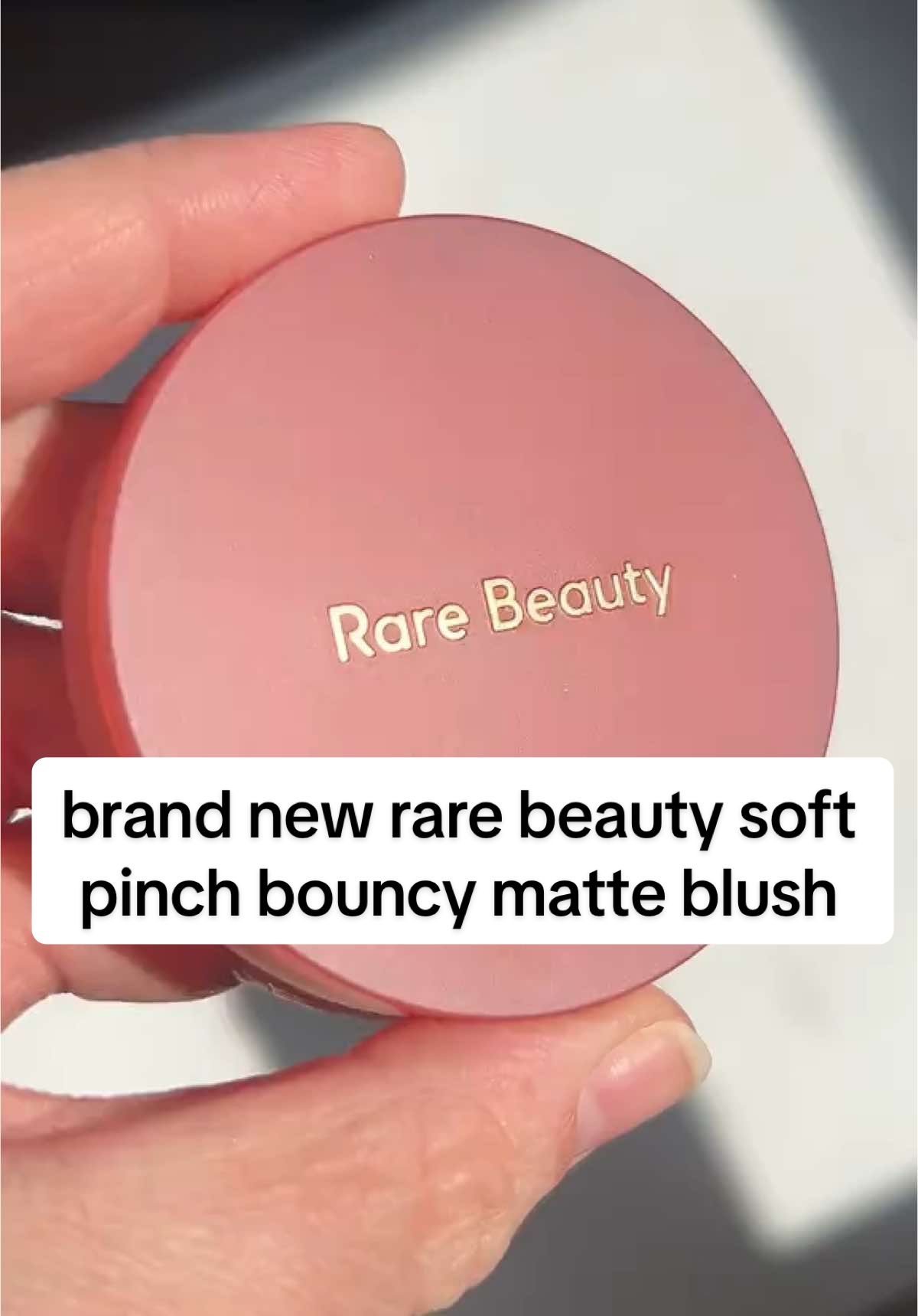 First look at the new Soft Pinch Matte Bouncy Blushes from Rare Beauty! Here are the shades Hope (nude mauve) and Happy (cool pink), swatched at the end. 💖✨ Stay tuned for an upcoming video where I’ll be trying them out on my face! Plus, a sneak peek at the gorgeous shade Grateful! ♥️ @Rare Beauty  What shade do you plan on picking up?  #rarebeauty #blush #newproduct #makeuplover #selenagomez #softpinch #brandnew 