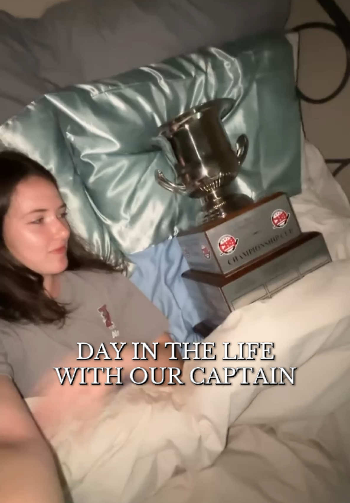 A day in the life with our captain and founder, #8 Keara Duffany, as she travels around school with the @College Hockey South trophy🏆 #womenshockey #hockey #championship #collegehockey #hockeyinthesouth 