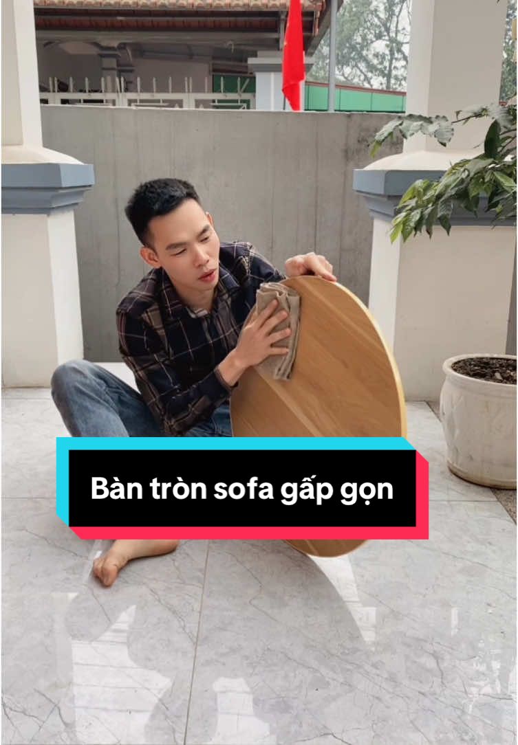 Bàn tròn sofa tròn có thể gấp gọn giá cực kỳ ưu đãi#bantron #bantrongapgon 