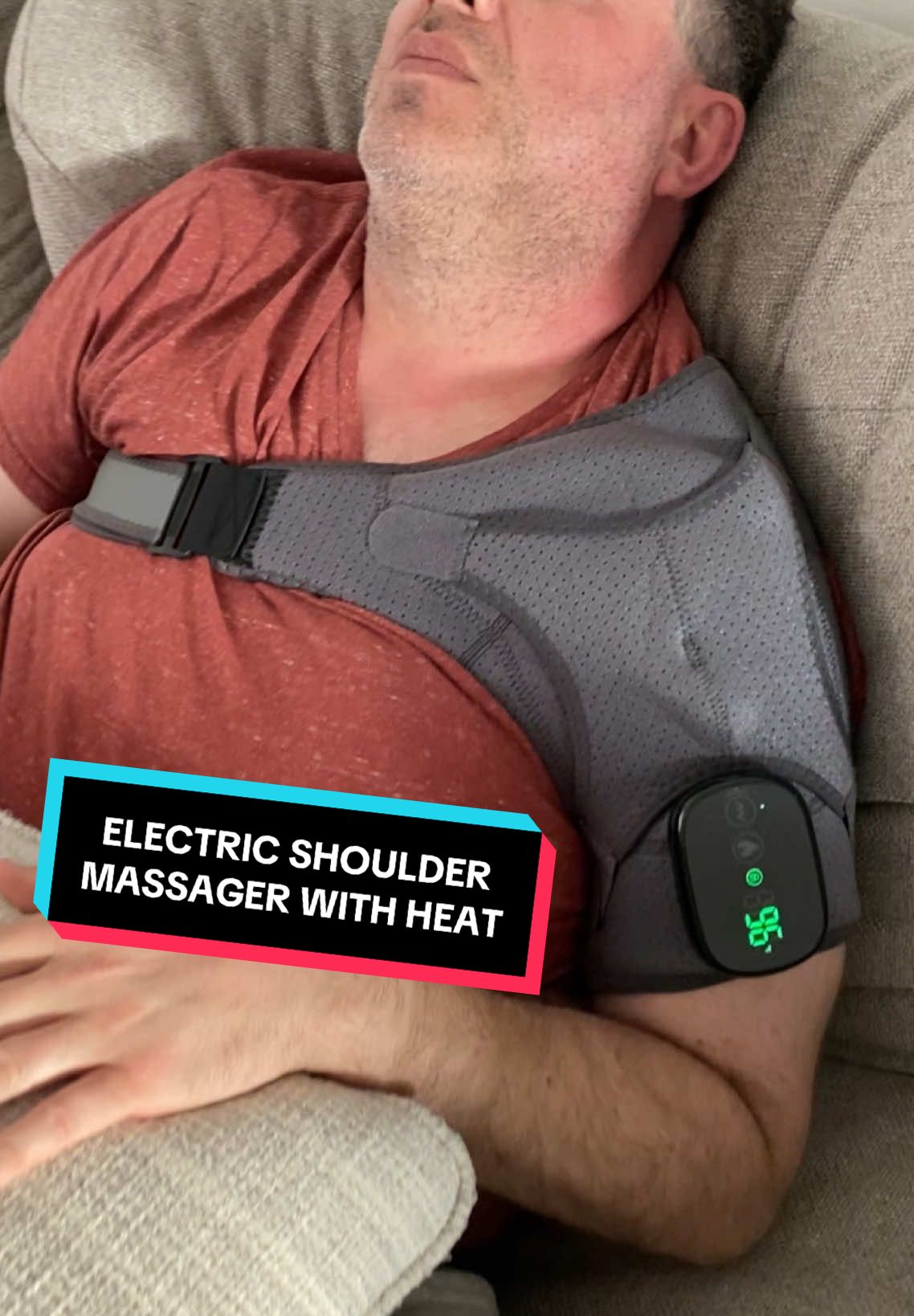 Any kind of shoulder injury?  This electric shoulder massager will make it feel so much better! It’s 30% off too!  #shoulder #injury #massage #massagetherapy #therapy #fyp #tiktokshop #tiktokshopfinds #sale #heatingpad 