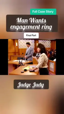 Man Wanta Engagement Ring | Part 9 | Judge Judy  #judgejudy #legaltok #tv #tvshow #legaltiktok #dog #dogsoftiktok #ustv #ustvshow #judy #judyjustice #fyp #foryou #viral #trending #grow 
