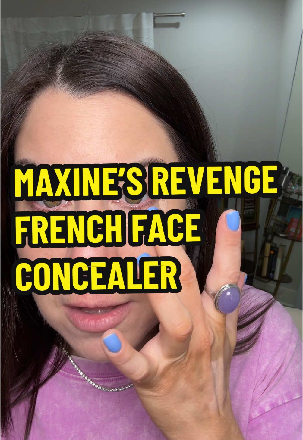 Maxine’s Revenge French Face Concealer Concentrate is a hydrating, full-coverage formula designed for mature skin, offering a creamy, stretchable texture that brightens, conceals, and evens out the complexion. Infused with skincare benefits, this lightweight, tinted moisturizing concealer blends seamlessly for a radiant, youthful glow. #ttslevelup #creatorboostcamp #treasurefinds #ttsdelightnow #ttstakeover #jumpstartsale #tiktokshoploveatfirstfind #makeupover40 #hydratingconcealer #maxinesrevenge #fullcoverageconcealer #radiantskin #makeupformatureskin #matureskinmakeup #frenchfaceconcealer #moisturizingconcealer #dewymakeup #blendablemakeup #lightweightconcealer #skincaremakeup #smoothcomplexion