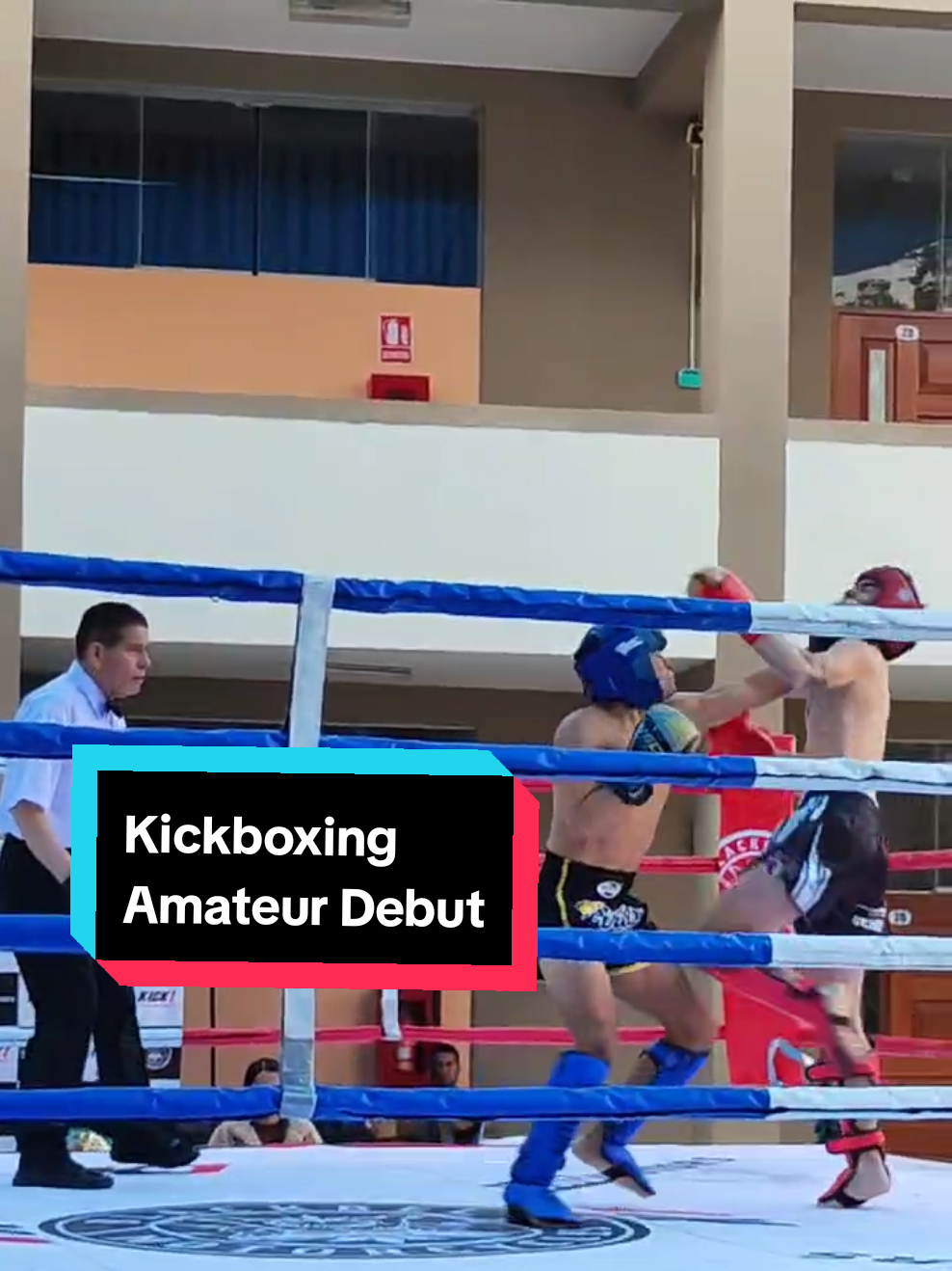 Debutando en Kickboxing amateur #kickboxing #mma