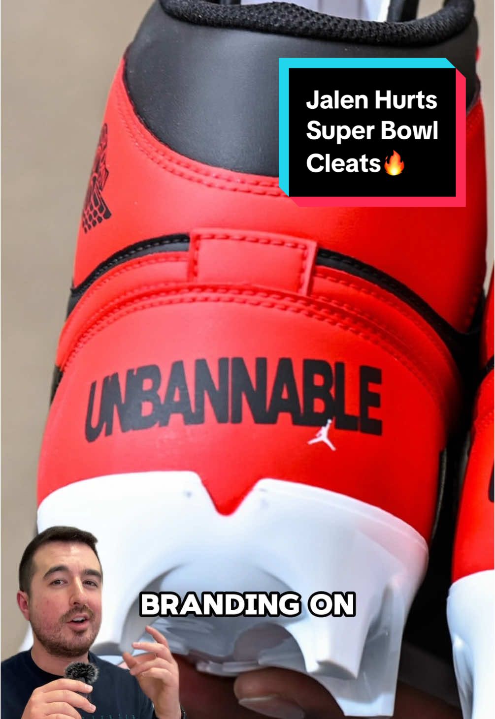 Why Jalen Hurts’ Super Bowl Cleats Were Red👀