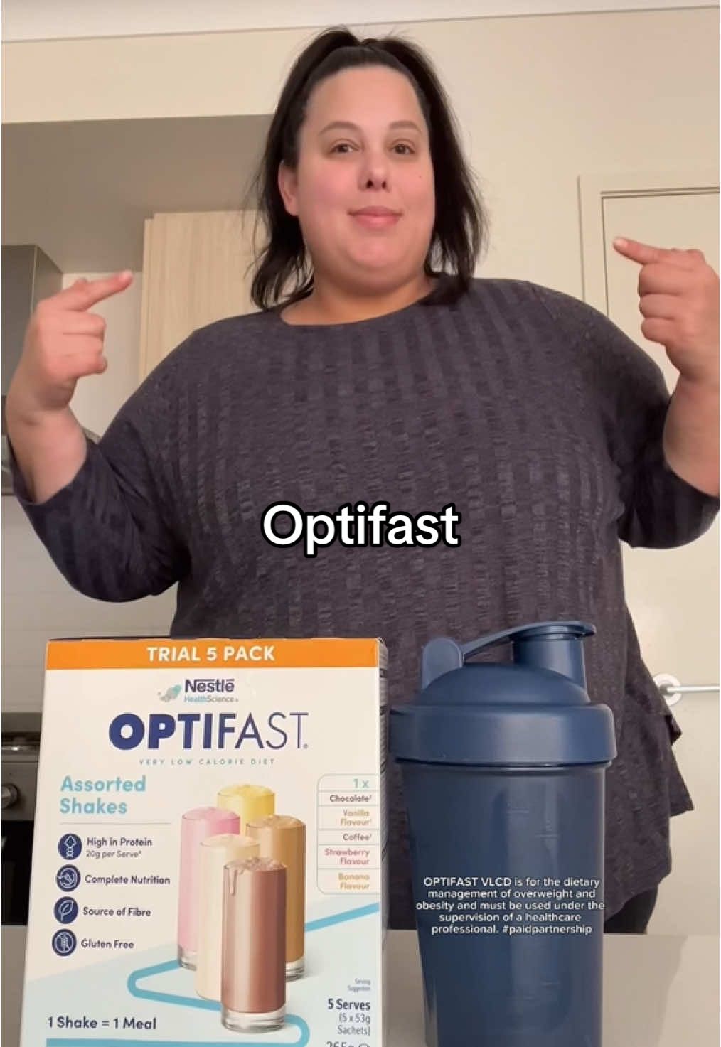 OPTIFAST VLCD is for the dietary management of overweight and obesity and must be used under the supervision of a healthcare professional. #paidpartnership 