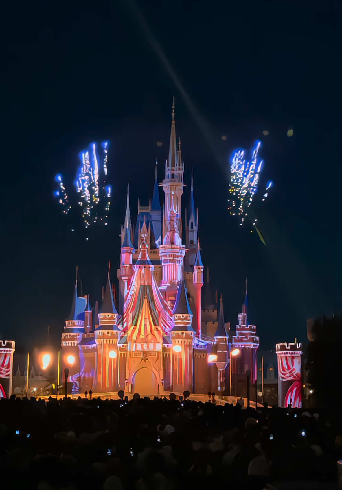 2025 akhirnya bisa pake sound ini🥹 #foryoupage #4u #xyzbca #masukberandafyp #disneyland #fireworks #tokyo 