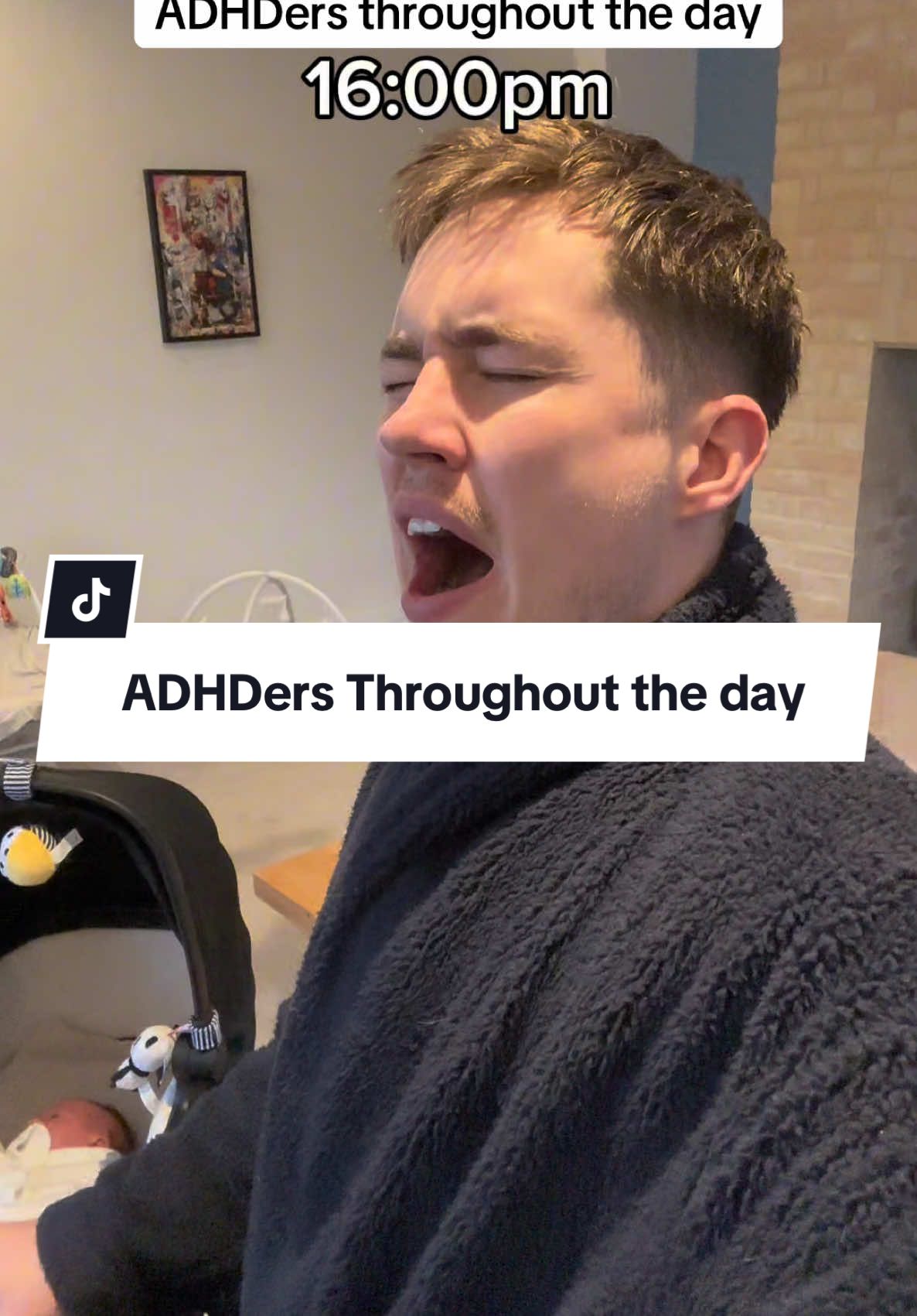 ADHDers: Exhausted all day, wide awake at night. The cycle is real… Who else feels this? 😵‍💫🌙 #adhd #fyp 