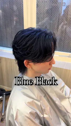 「BlueBlack」 #福岡#メンズヘア#センターパート#blueblack 