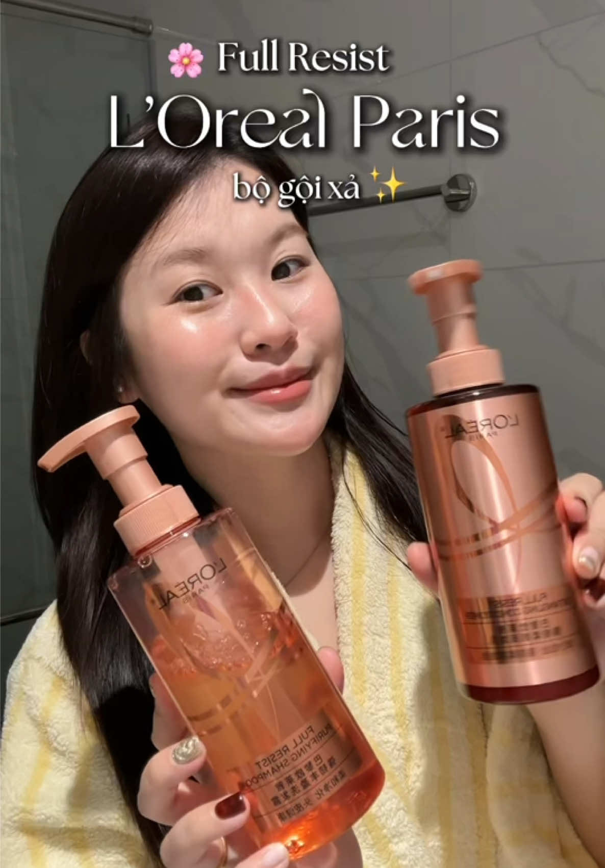 Bà nào mà muốn tóc dày, khoẻ thì thử bộ này nhó!!! #nguyetbusine #3Brothersmedia #duongtoc #hairtok #daugoinauloreal #fullresist #lorealparishair  #lorealparishub 