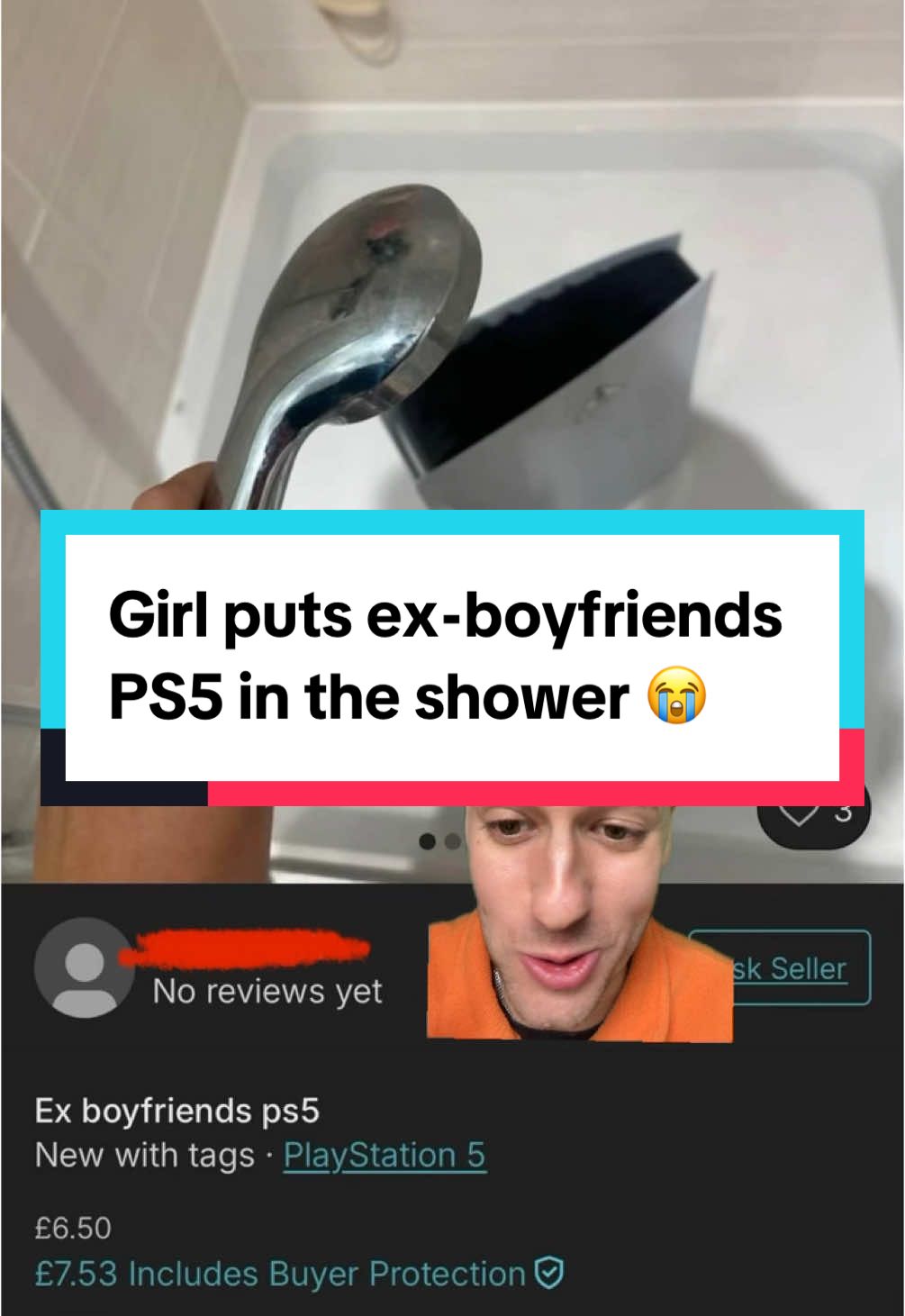 this is wild 😳 #vinted #PS5 #shower 