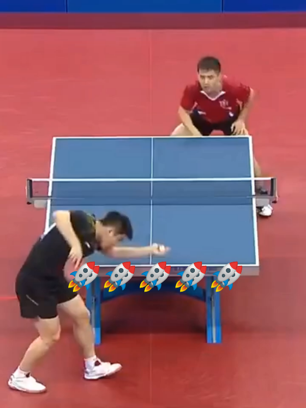 Insane rally from the North-Korean 🚀 #pingpong #tabletennis #tenisdemesa #tischtennis #shorts 