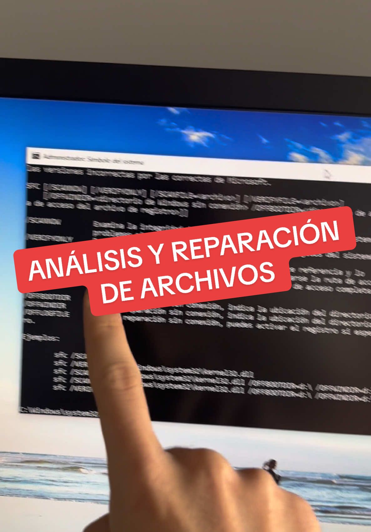 Truco para analizar y reparar archivos de tu PC! #pctips #pc #pctricks #tips #trucos #pcsetup #pcbuild #ordenador #trucosytips 