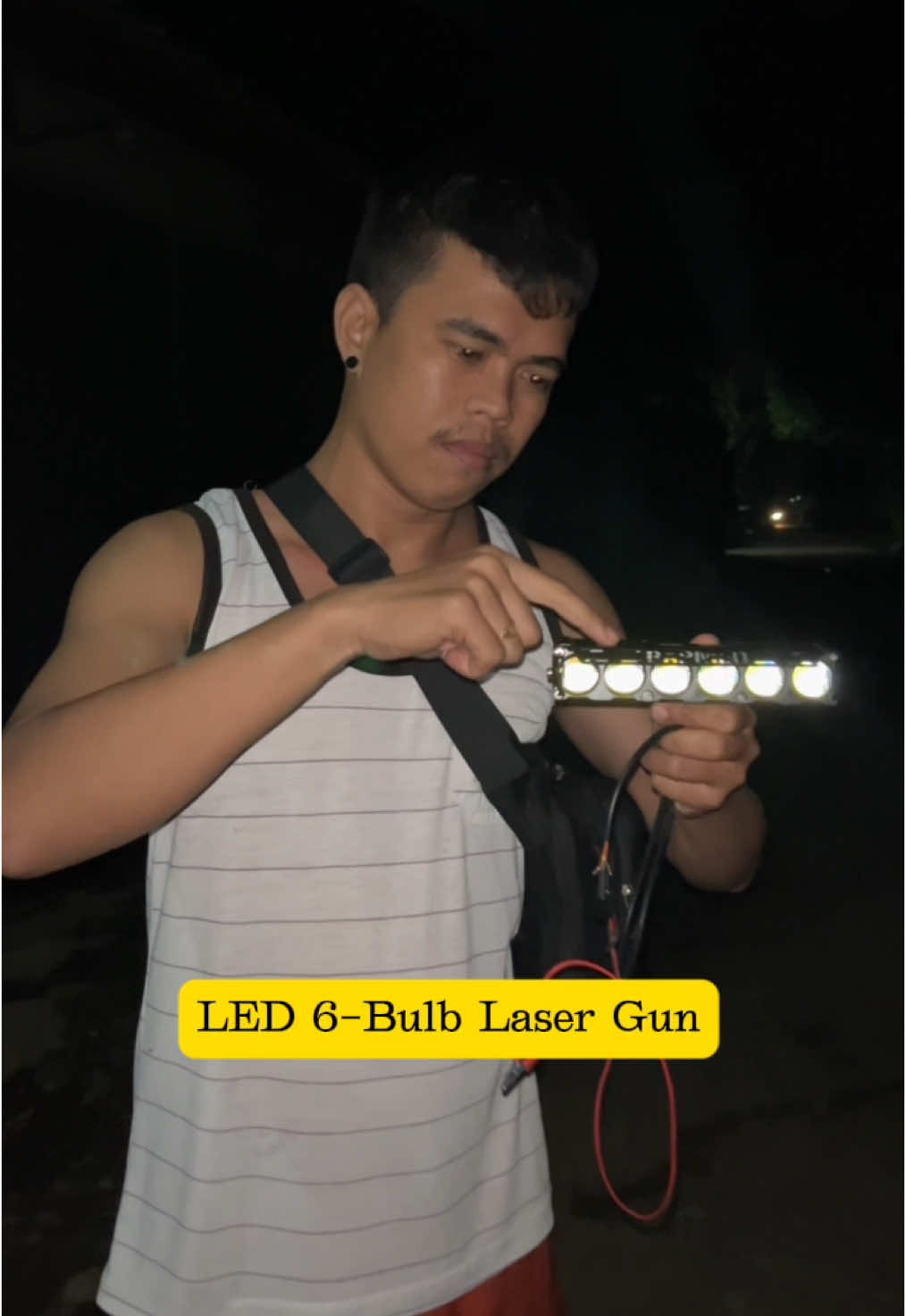 pangmalakasang ilaw sa daan #6bulblight #ledlight #led #minidrivinglight #lasergun 