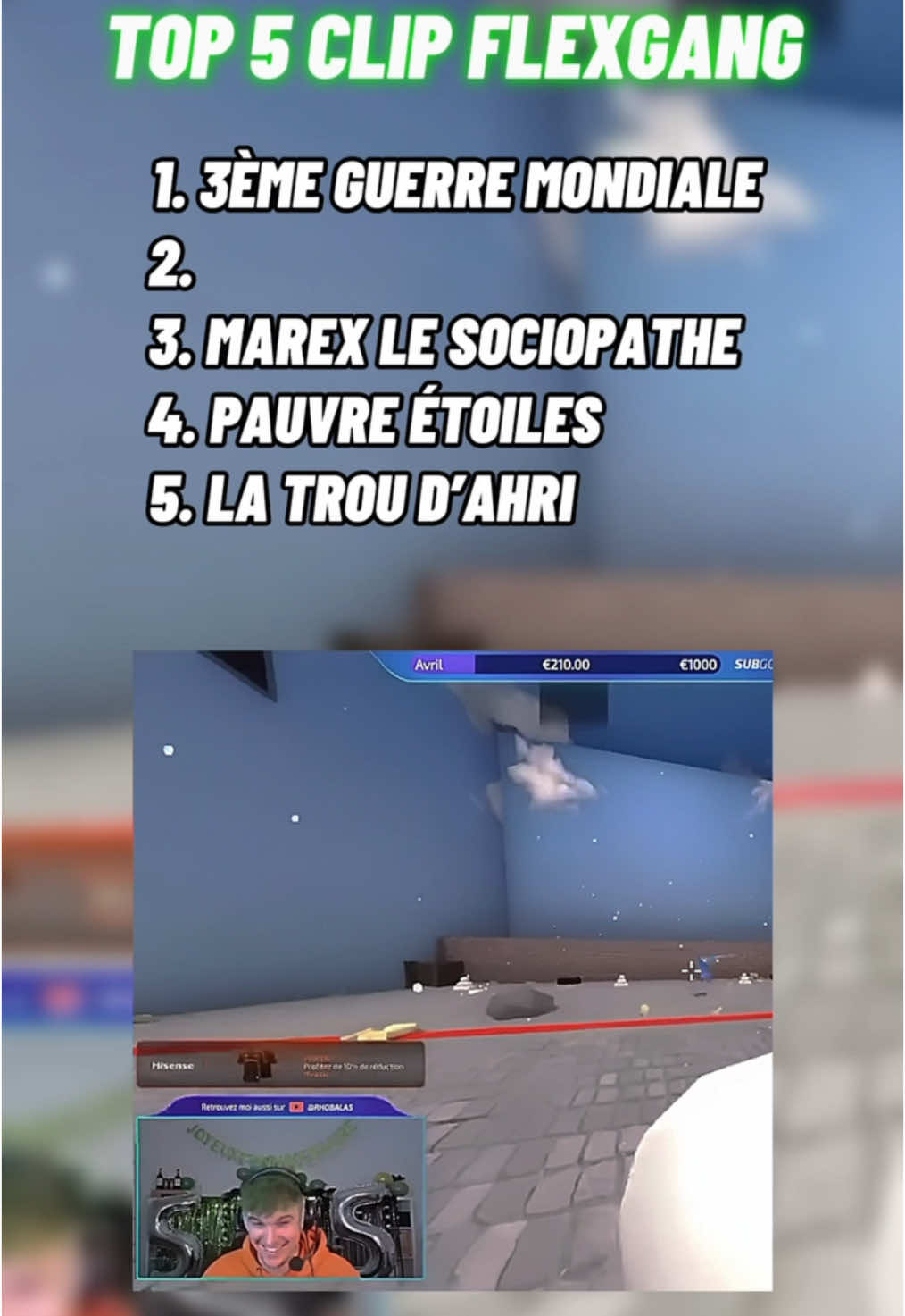 Quand la FlexGang était réuni c’était tellement drôle ! Le numéro 1 est Goatesque 😂 #alderiate #leagueoflegends #twitch #meme 