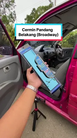 Yang paling best waktu malam sebab tak silau . Cermin biru #cerminpandangbelakang #centermirror #broadway 