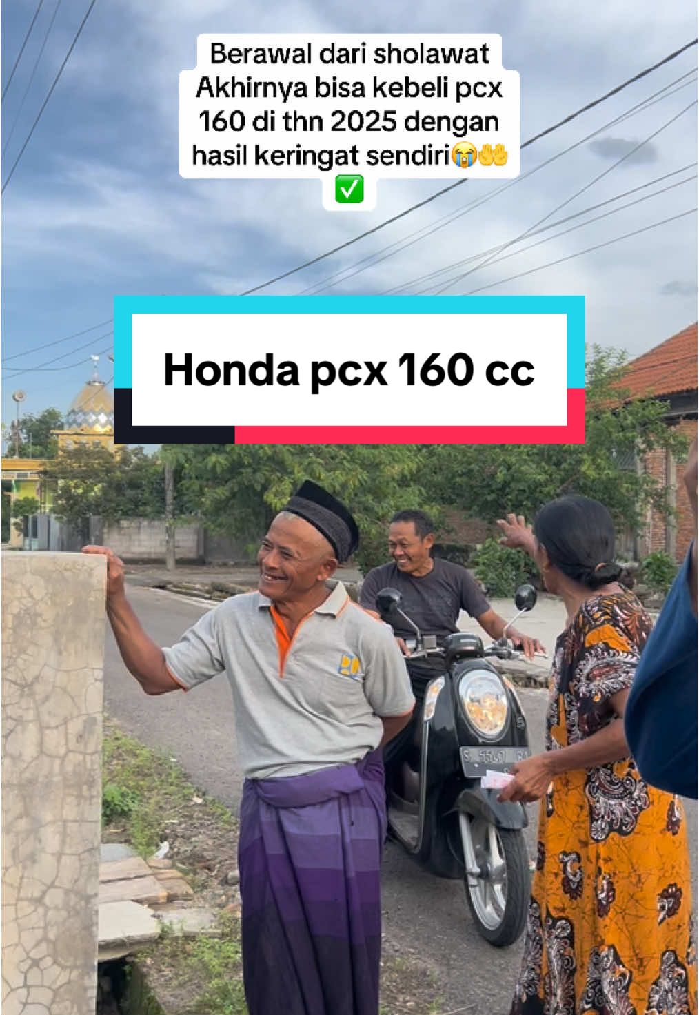 Masyaallah tabarakallah alhamdulillah berawal dari sholawat akirnya bisa kebeli pcx 160 di thn 2025😭🫶✅🤲#fyp #fypage #foryoupage #honda #pcx #pcx160 #pcx160 #hondapcx 