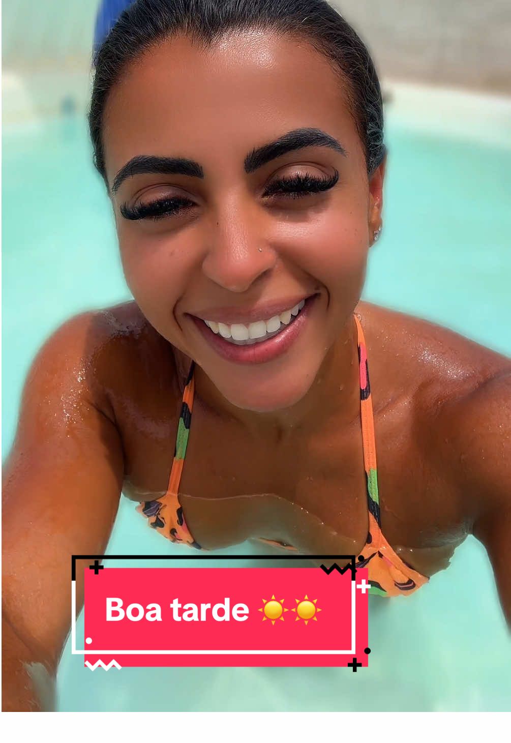 Aproveitando alguns minutinhos da minha piscina 👙☀️❤️ #piscina #sol #verao #fevereiro #morena #linda #foryoupage❤️❤️ #explore #fyp #boatarde 