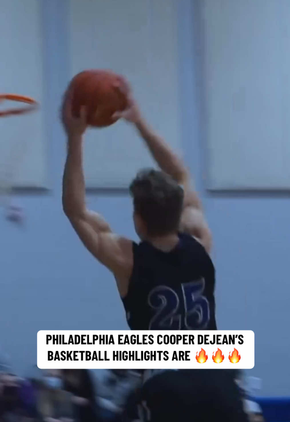 Cooper DeJean was dominating in football and basketball 😤 (@Courtside Films ) #basketball #football #nfl #philadelphiaeagles 