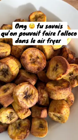 Fini l’alloco dans l’huile, j’ai essayé de le faire dans le air Fryer vraiment je suis agréablement surprise 😮  #pourtoii#alloco#bananeplantain  ##cuisineivoirienneairfryer  #tiktokcotedivoire🇨🇮#foryoupagee 
