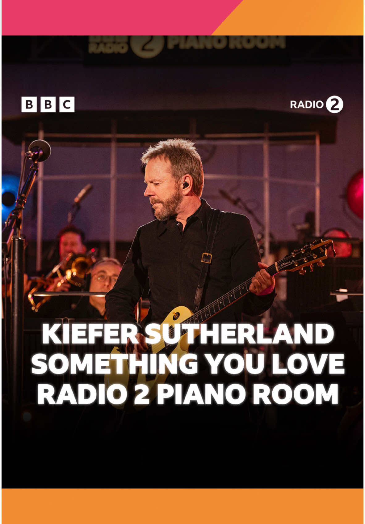 Kiefer Sutherland performs Something You Love in the #R2PianoRoom 🧡 Listen on BBC Sounds | Watch on BBC iPlayer  #kiefersutherland 