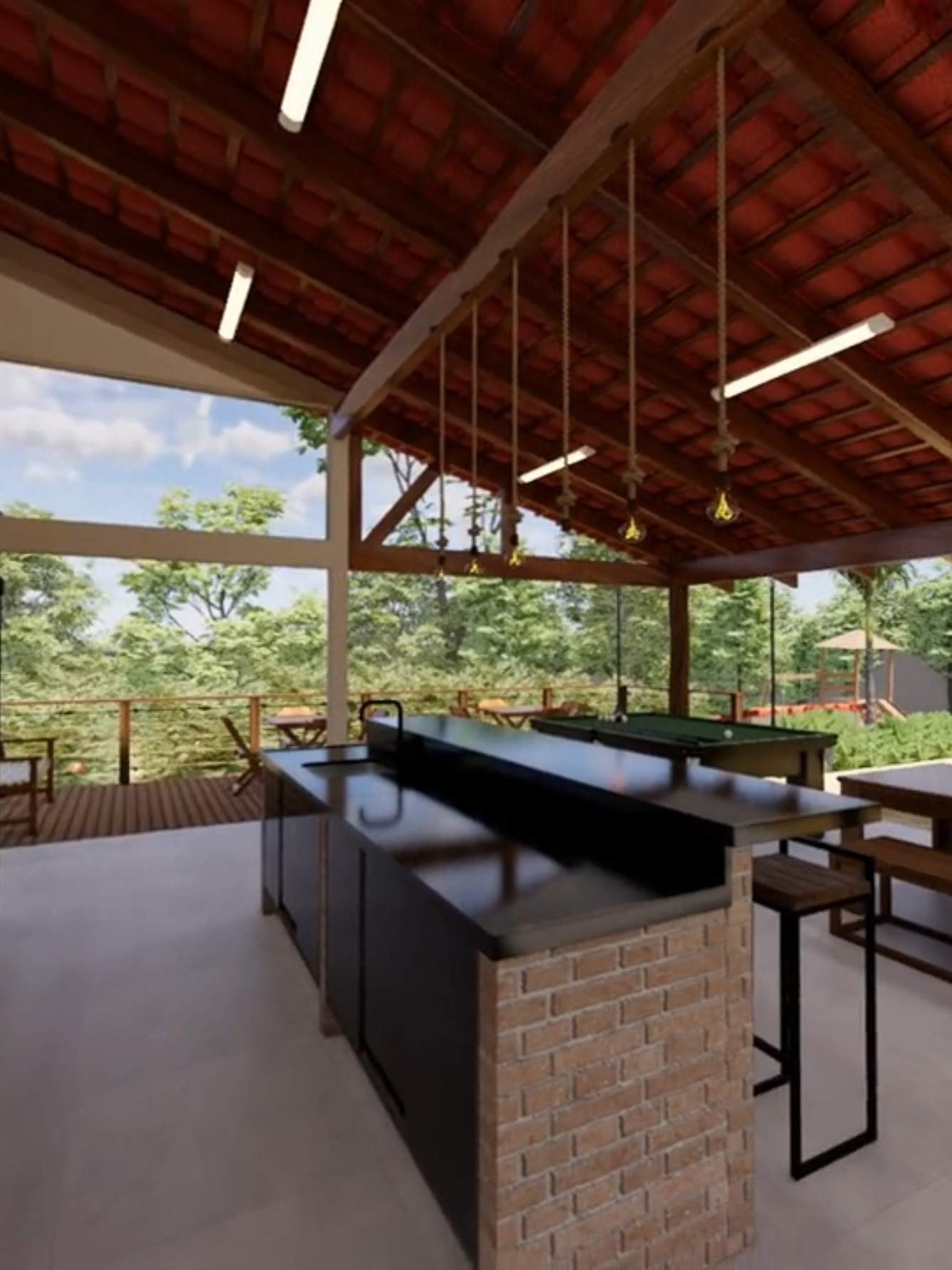 Área Lazer Completa #projetoarquitetonico #projetofazenda #projetorural #fazenda #rancho #sitio #vidanafazenda #vidasimples #casanaroca #casanocampo #projetodeinteriores #integracao #integracaodeambientes #piscina #areadelazercompiscina #areadelazer