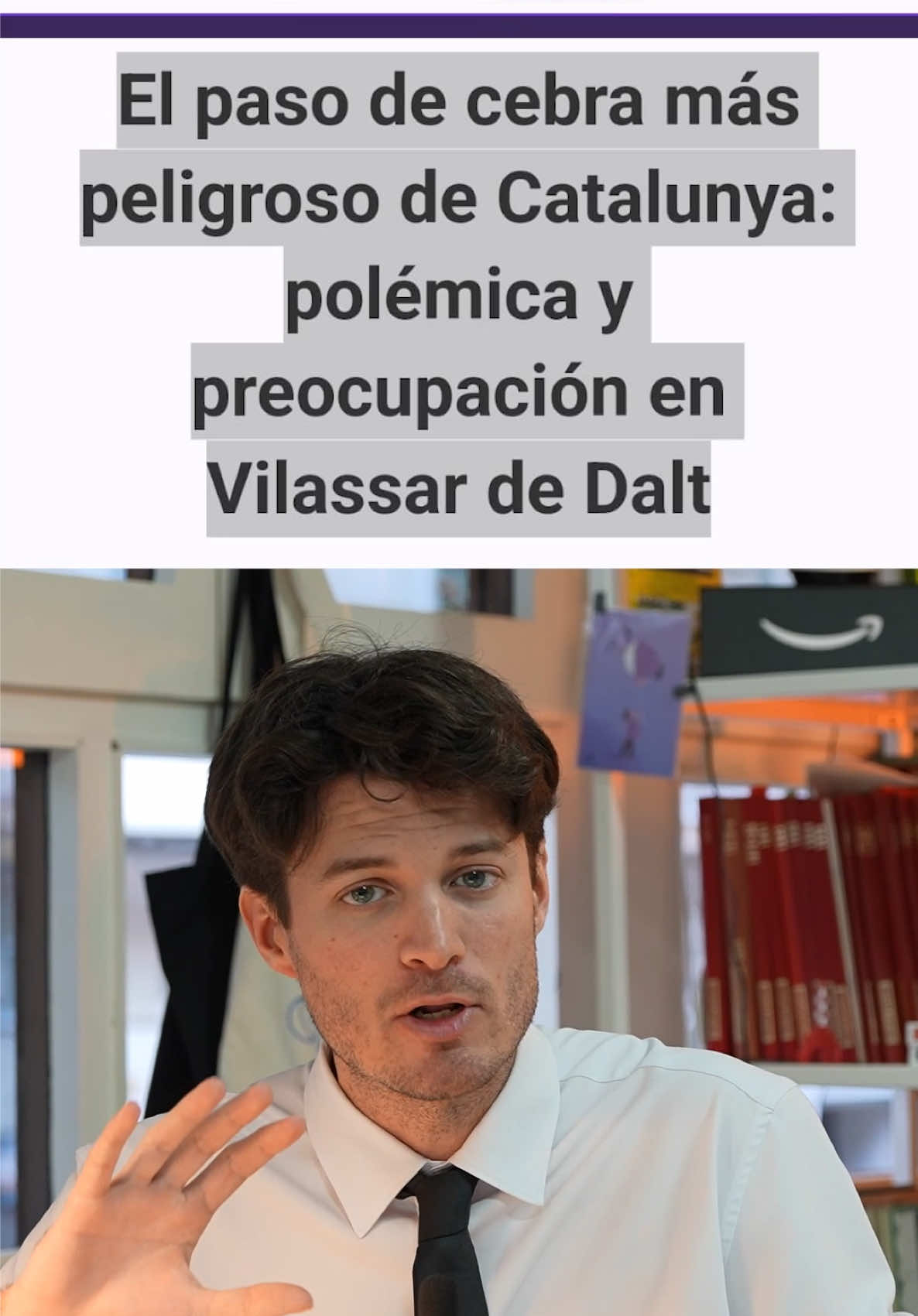 El paso de cebra más peligroso de Catalunya: polémica y preocupación en Vilassar de Dalt.